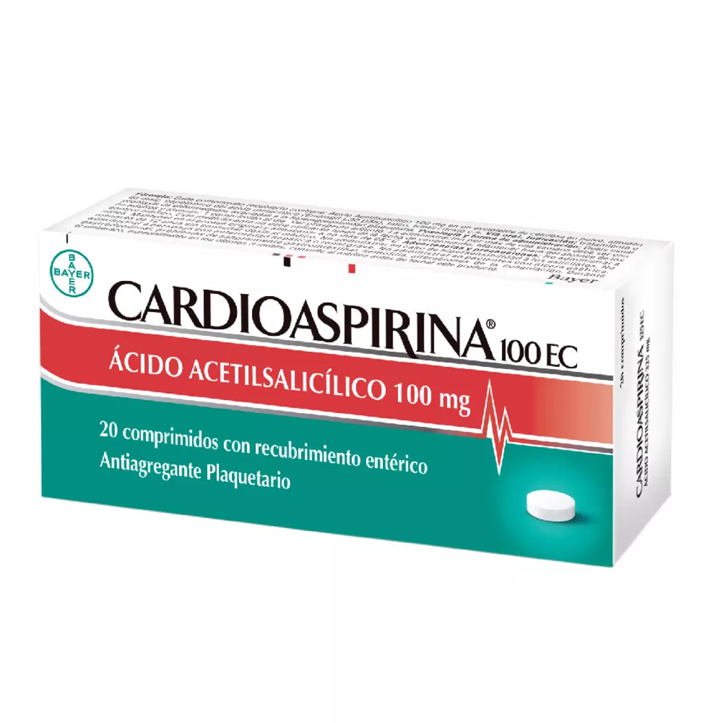 Cardioaspirina 100 mg EC x 20 comprimidos