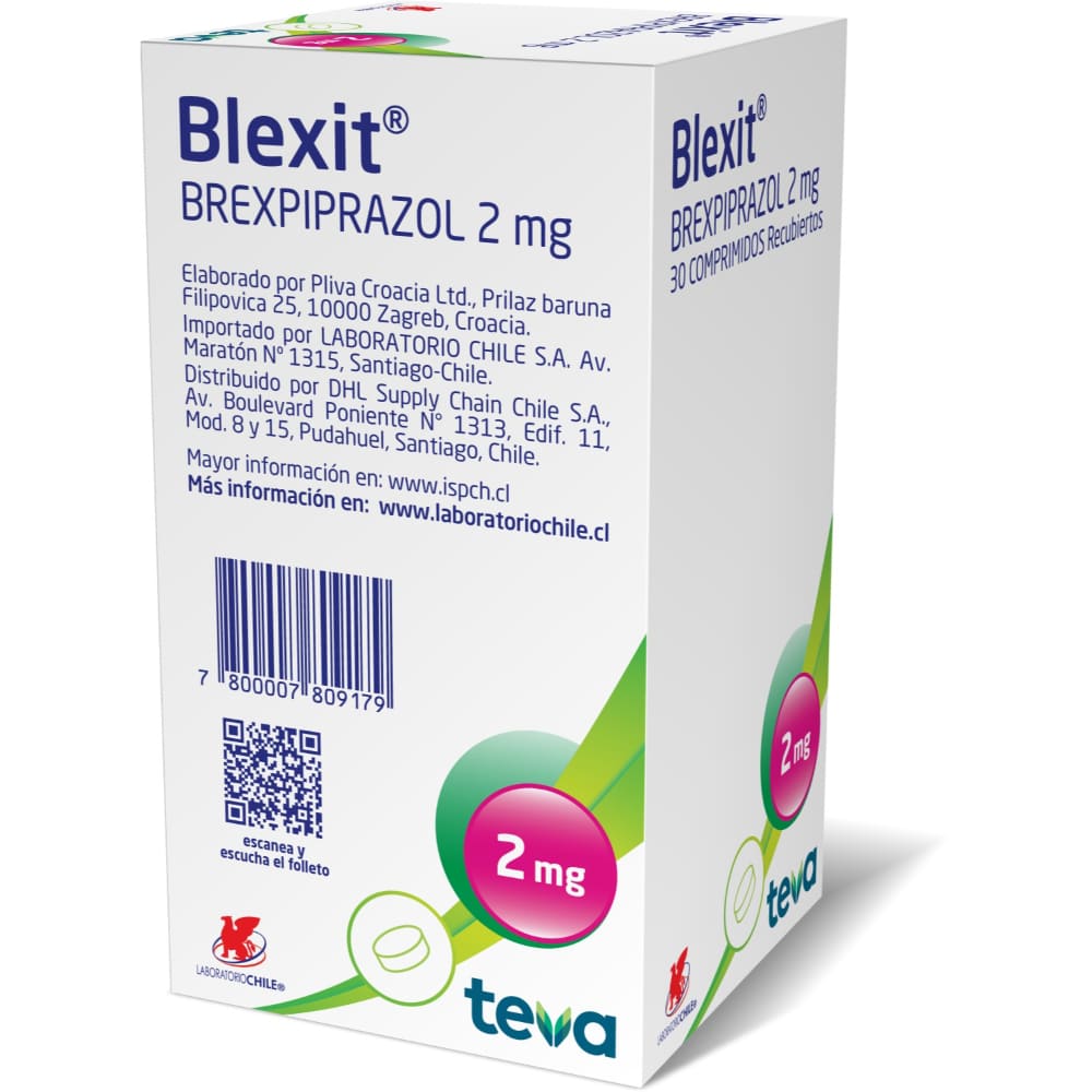 Blexit 2 Mg X 30 comprimidos recubiertos