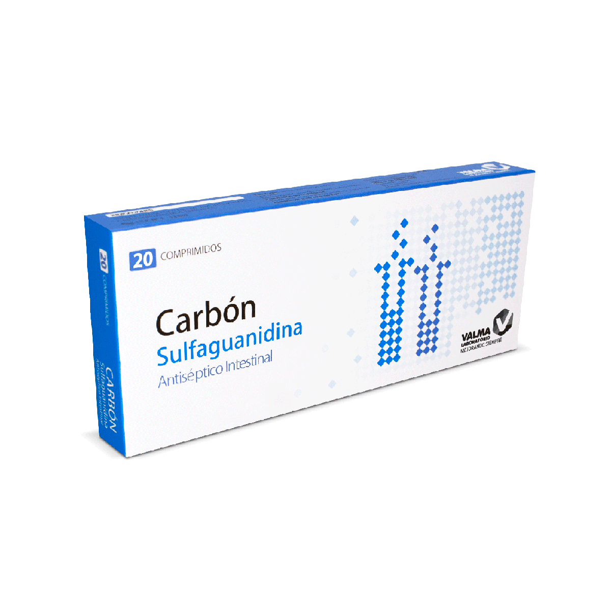 Carbón Sulfaguanidina x 20 comprimidos