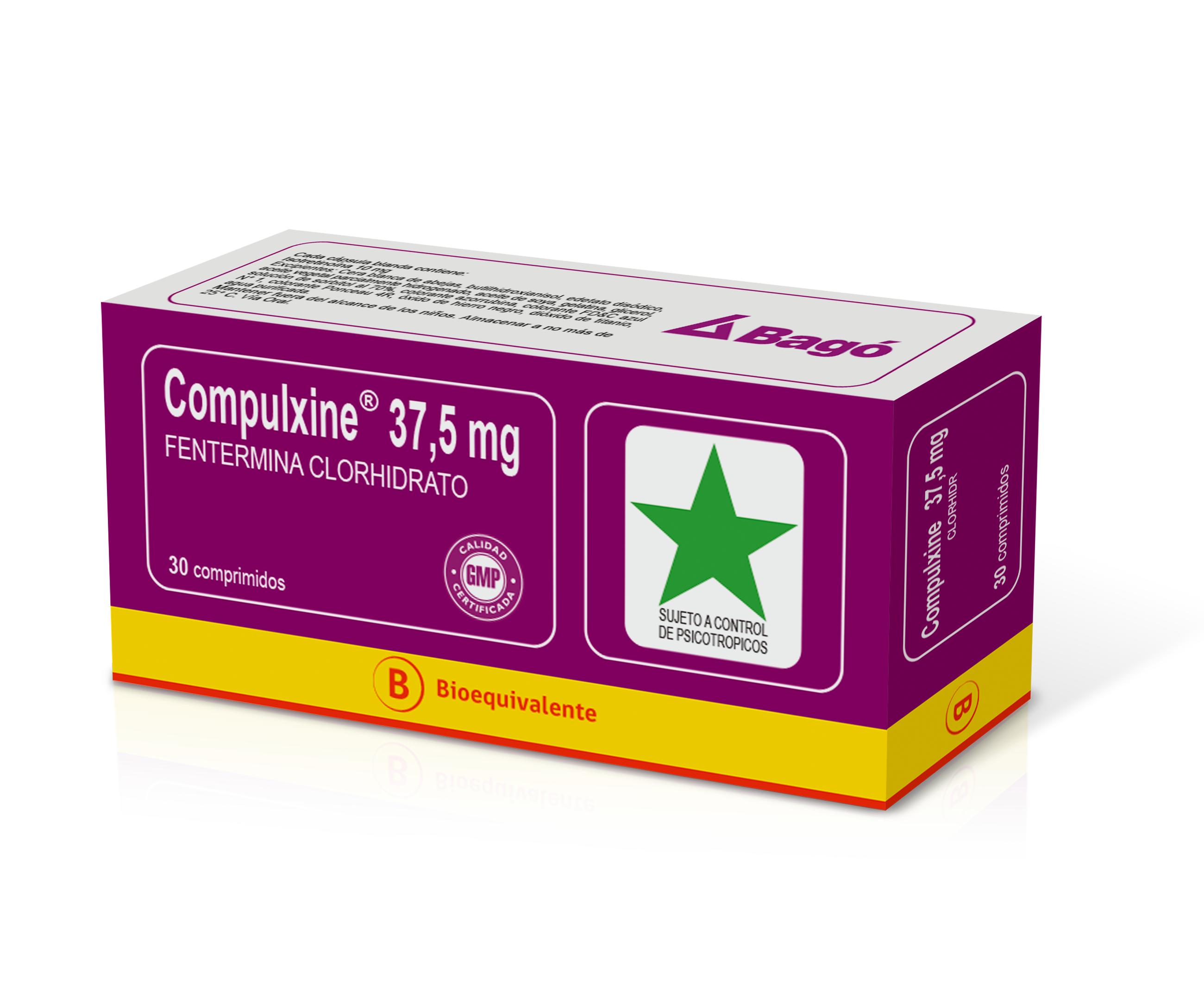 Compulxine 37,5mg x 30 Comprimidos 