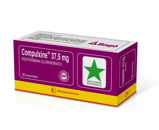 Compulxine 37,5mg x 30 Comprimidos "Ley Cenabast" (VENTA SOLO EN SUCURSAL) -