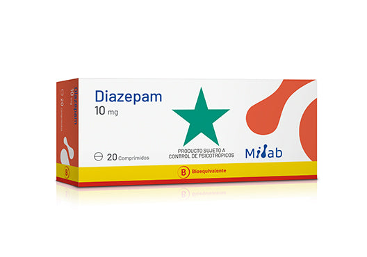 Diazepam 10mg X 20 comprimidos "Ley Cenabast" (Venta solo en sucursal)