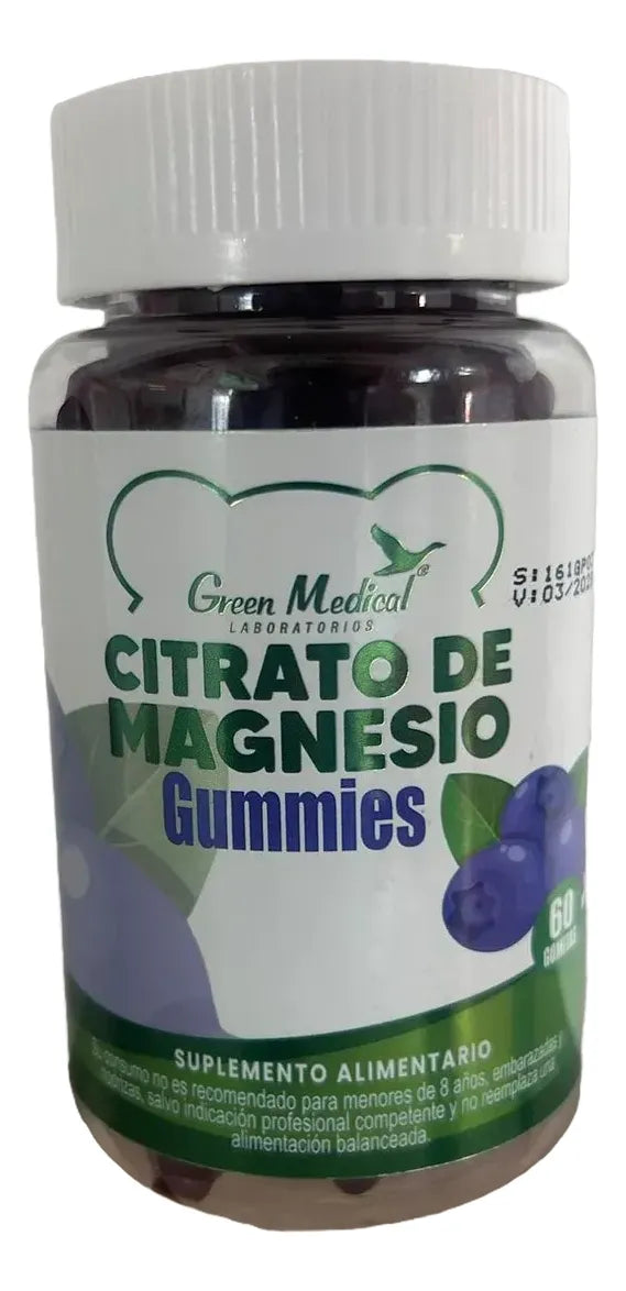 Citrato de Magnesio x 60 Gomitas