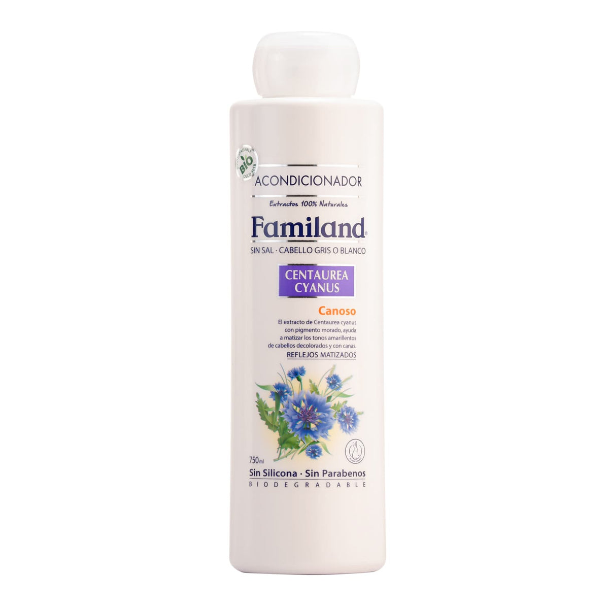 Acondicionador Familand Centaurea cyanus Canoso x 750 mL
