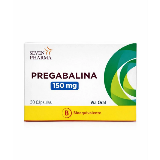 Pregabalina 150mg X 30 Cápsulas.