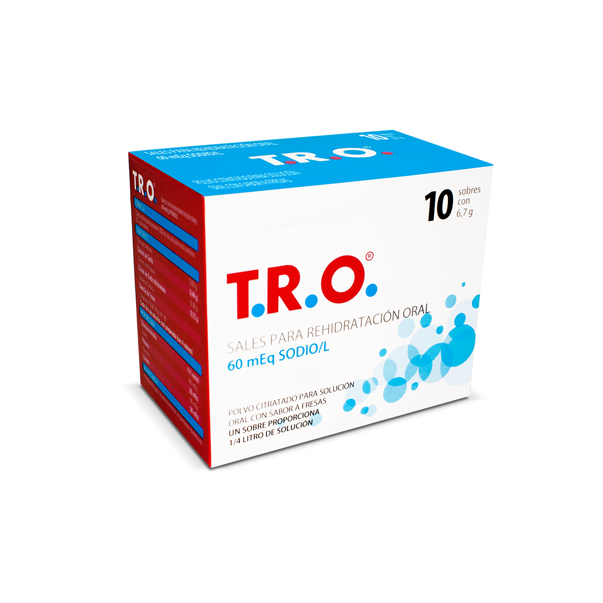 T.R.O. 60 Sales Rehidratantes x 10 Sobres