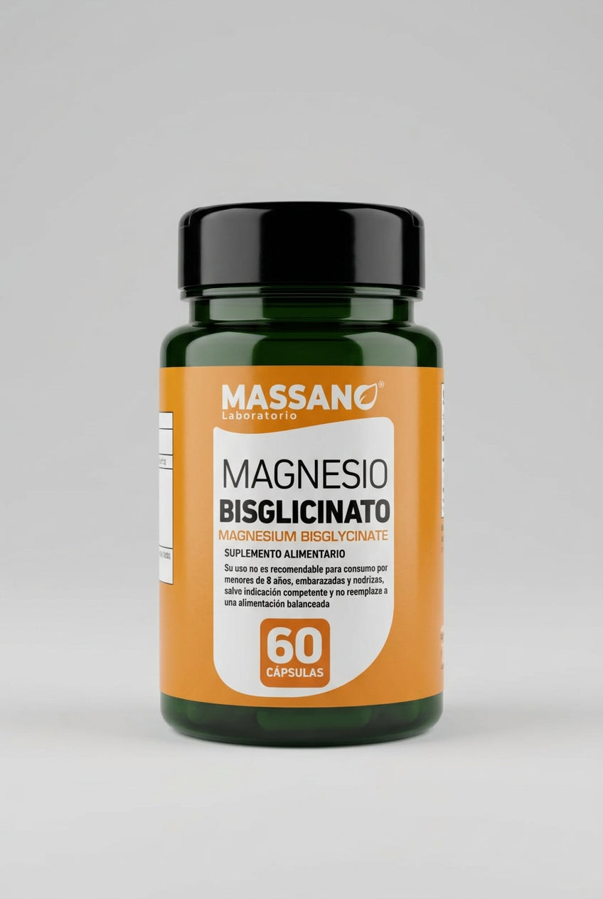 Magnesio Bisglicinato x 60 Cápsulas.