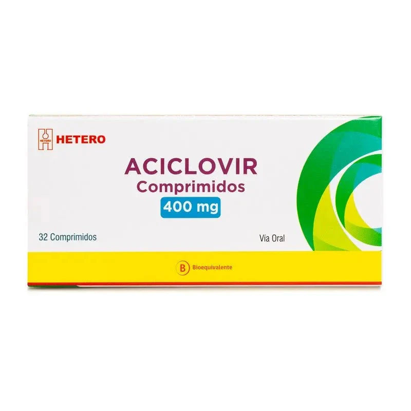 Aciclovir 400 mg x 32 comprimidos "Ley Cenabast".
