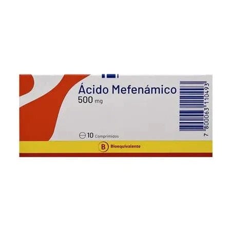 Ácido Mefenámico 500 mg x 10 comprimidos MINTLAB