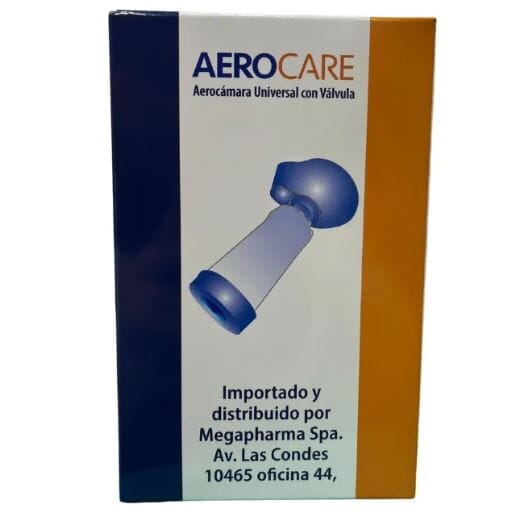 Aerocámara Universal con Válvula Aerocare Farmex-Pluxee-Persistente