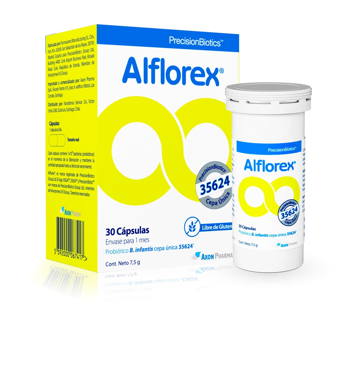Alflorex x 30 cápsulas. Farmex-Fonasa