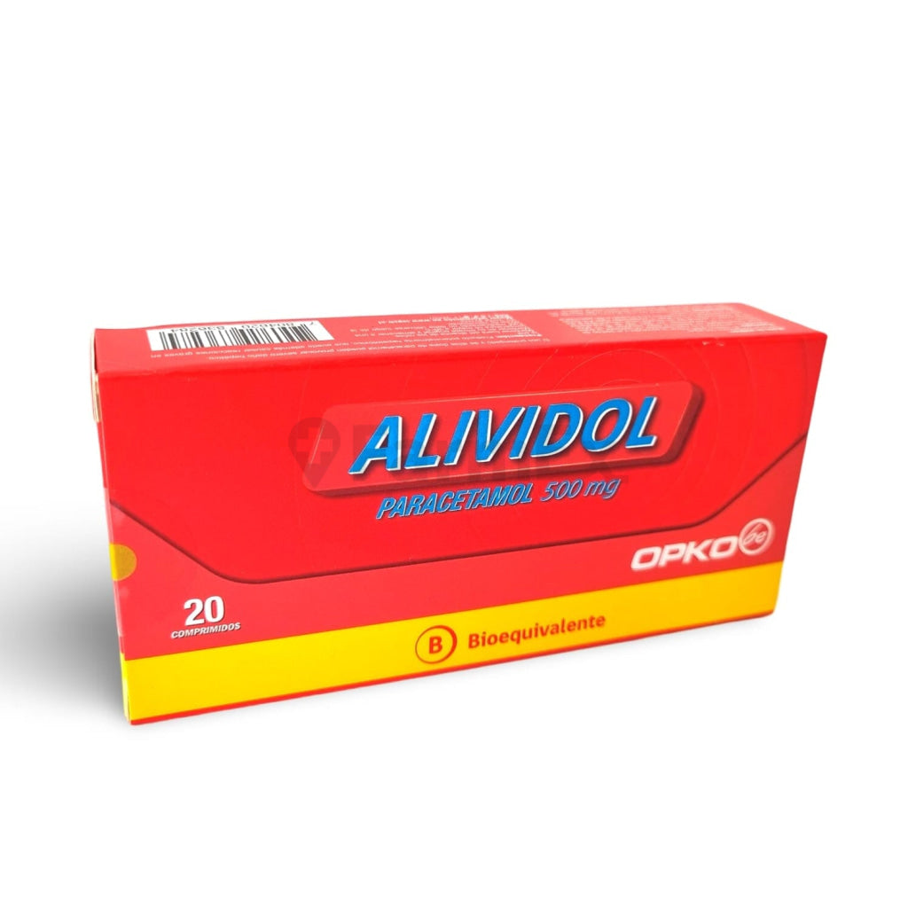 Alividol Paracetamol 500 mg x 20 comprimidos OPKO