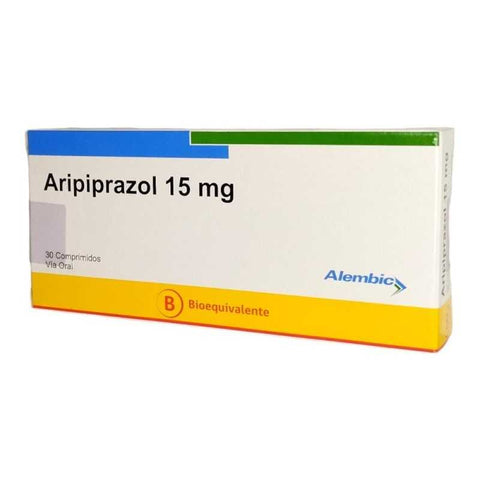 Aripiprazol 15 mg x 30 comprimidos " Ley Cenabast" - AGOTADO