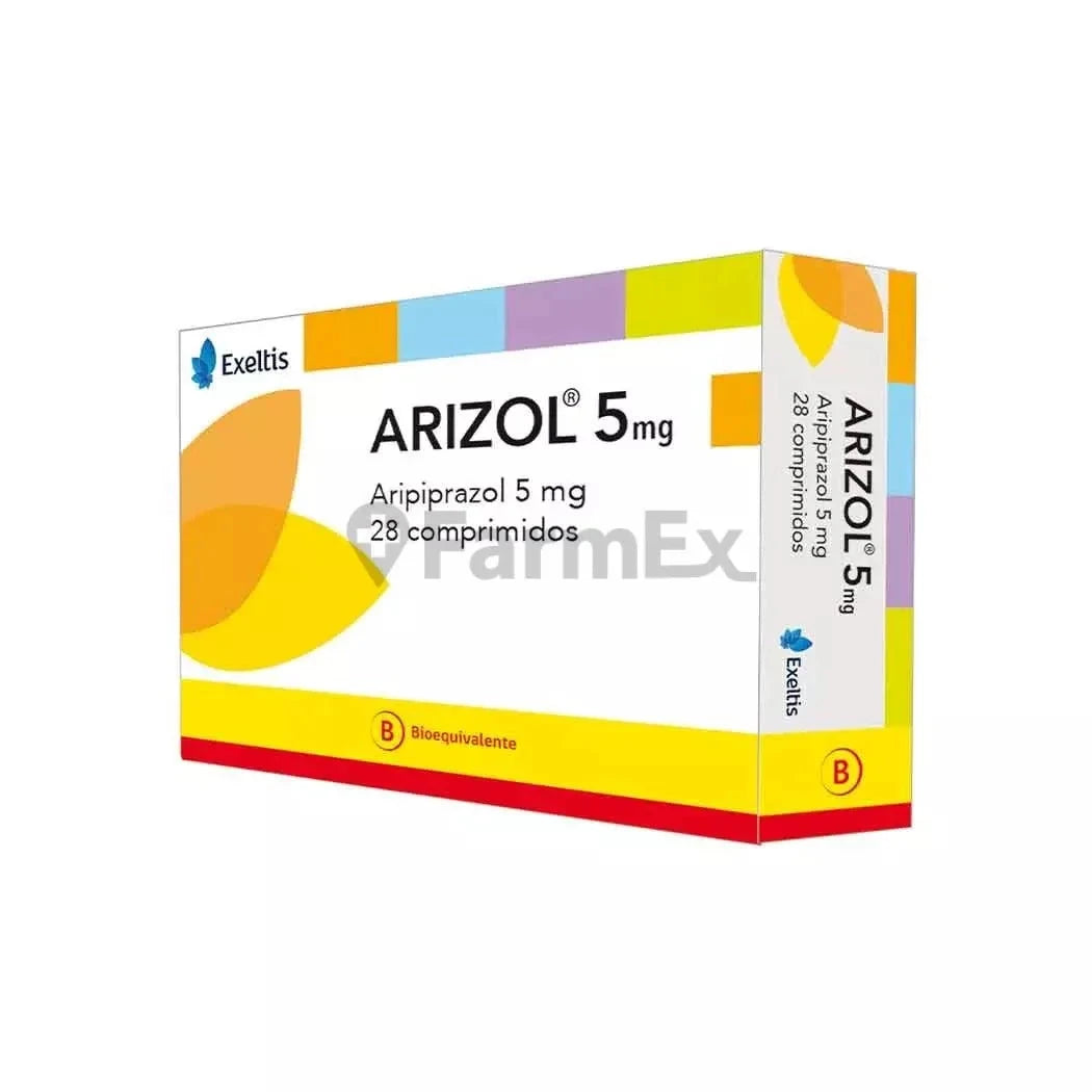 Arizol 5 mg x 28 comprimidos. Farmex-Yapp-Seguro-Guia