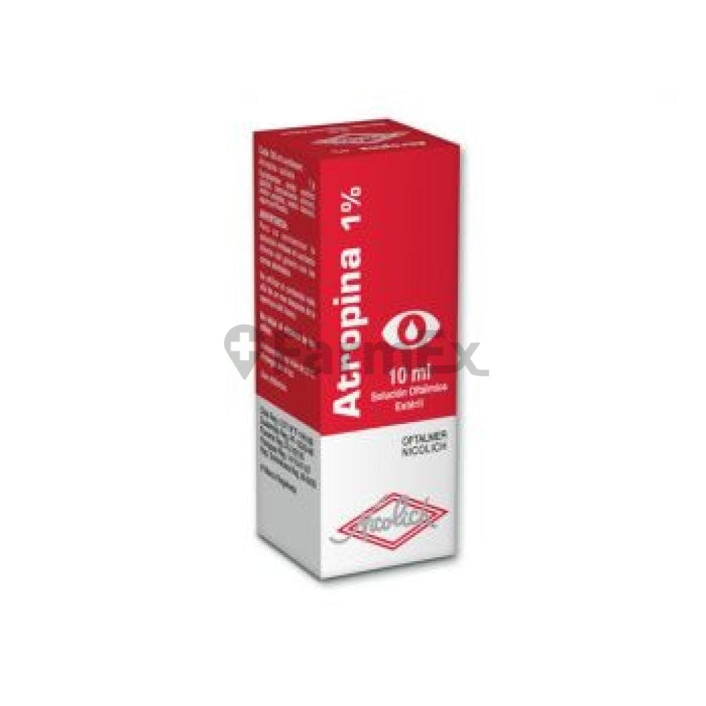 Atropina Solución Oftalmica 1 % x 10 mL Farmex-Fonasa-Persistente
