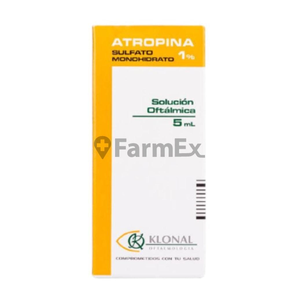 Atropina Solución Oftálmica 1% x 5 mL Farmex-Fonasa-Persistente