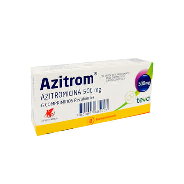 Azitrom 500 mg x 6 comprimidos CHILE