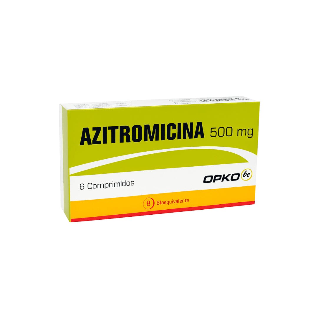 Azitromicina 500mg X 6 comprimidos recubiertos OPKO