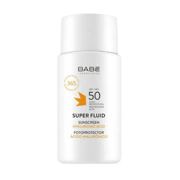 Babe Super Fluid Protector Solar con Acido Hialuronico FPS50 50ml