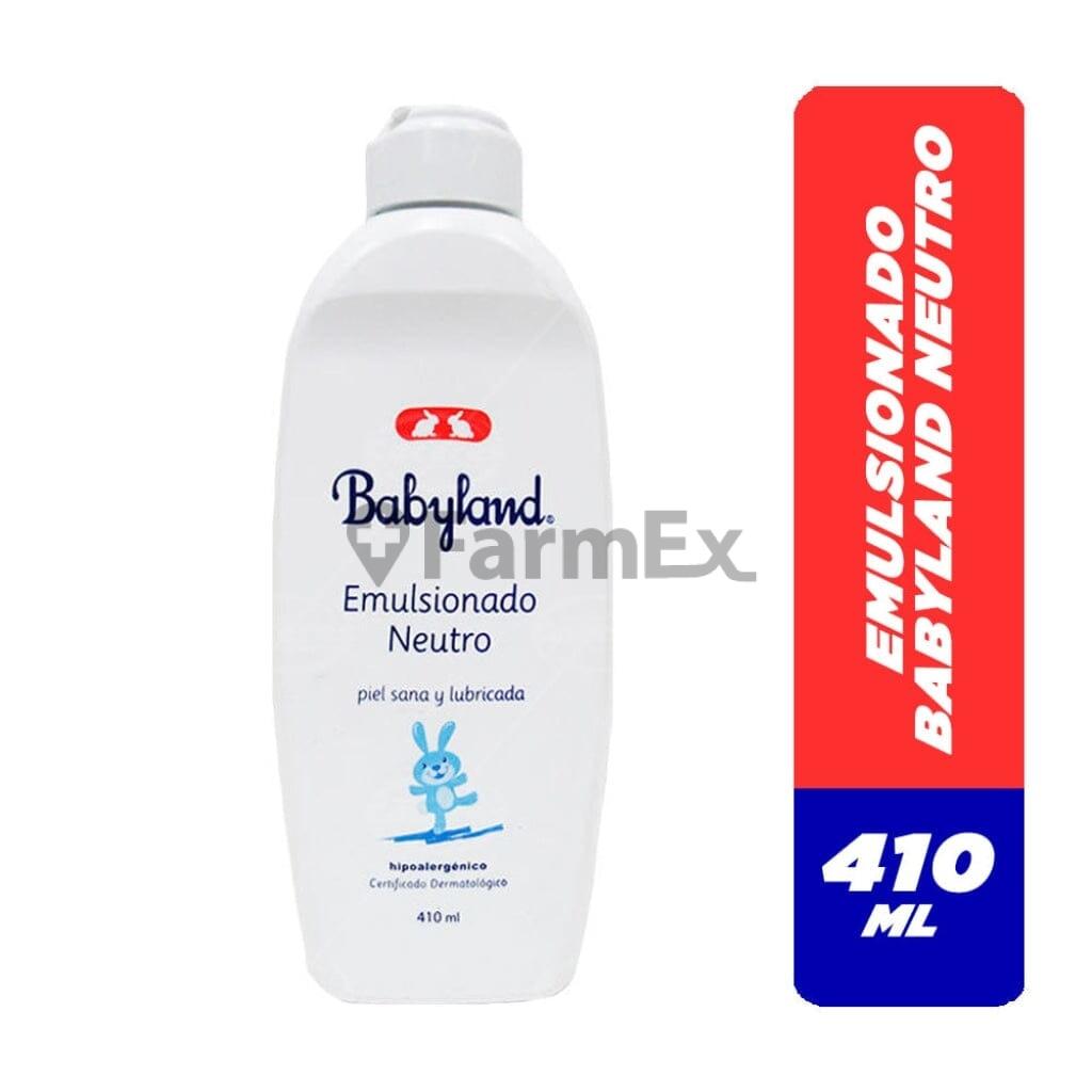 Babyland Emulsionado Neutro "Piel Sana y Lubricada" x 410 ml.
