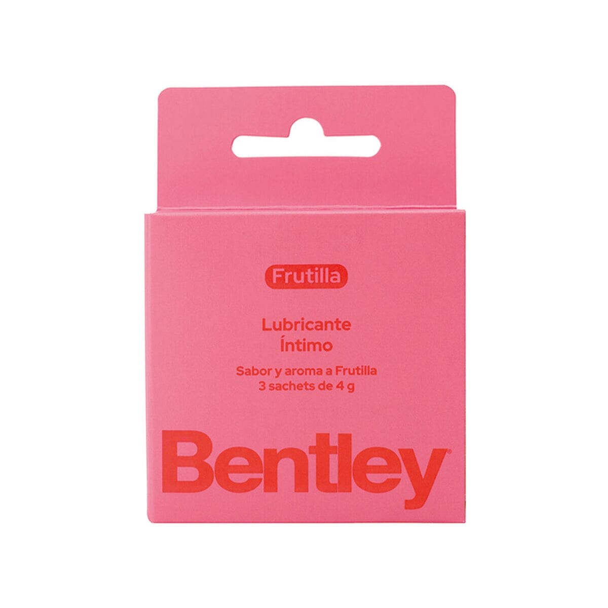Bentley Gel Lubricante Intimo Sabor y Aroma Frutilla Sachet 4G 3 (Prater) Farmex-HelpVidaActiva-Persistente