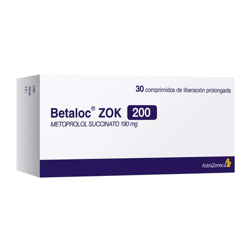 Betaloc Zok 200 mg x 30 comprimidos