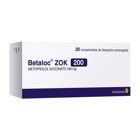 Betaloc Zok 200 mg x 30 comprimidos