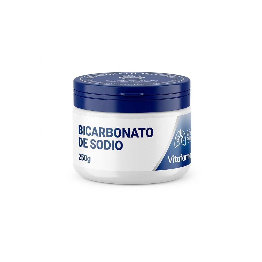 Bicarbonato de sodio frasco x 250 g.