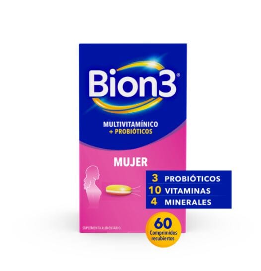 Bion 3 Mujer x 60 Cápsulas susc-1 de 4 meses Farmex-Suscripciones-Persistente