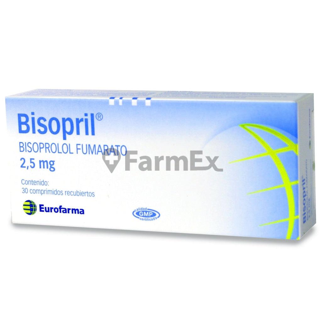 Bisopril 2,5 mg x 30 comprimidos.