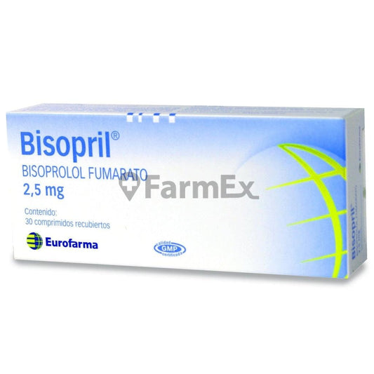 Bisopril 2,5 mg x 30 comprimidos Farmex-VidaTres-Persistente