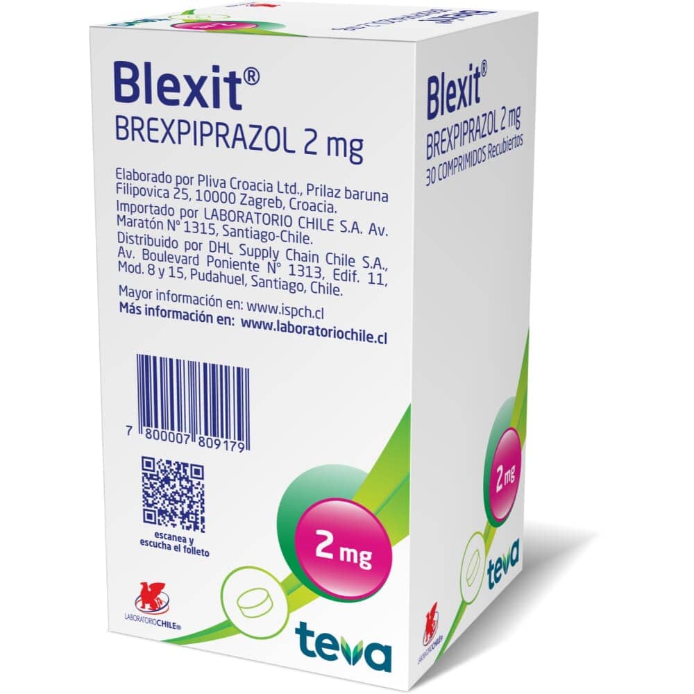 Blexit 2 Mg X 30 comprimidos recubiertos TEVA
