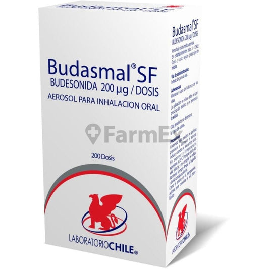 Budasmal SF 200 mcg Inhalador x 200 Dosis Farmex-VidaTres-Persistente