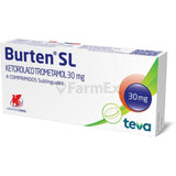 Burten SL 30 mg x 4 comprimidos