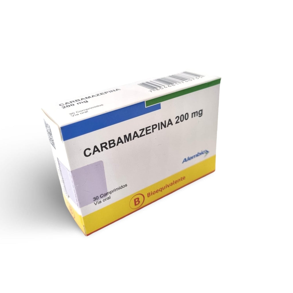 Carbamazepina 200 mg x 30 comprimidos alembic