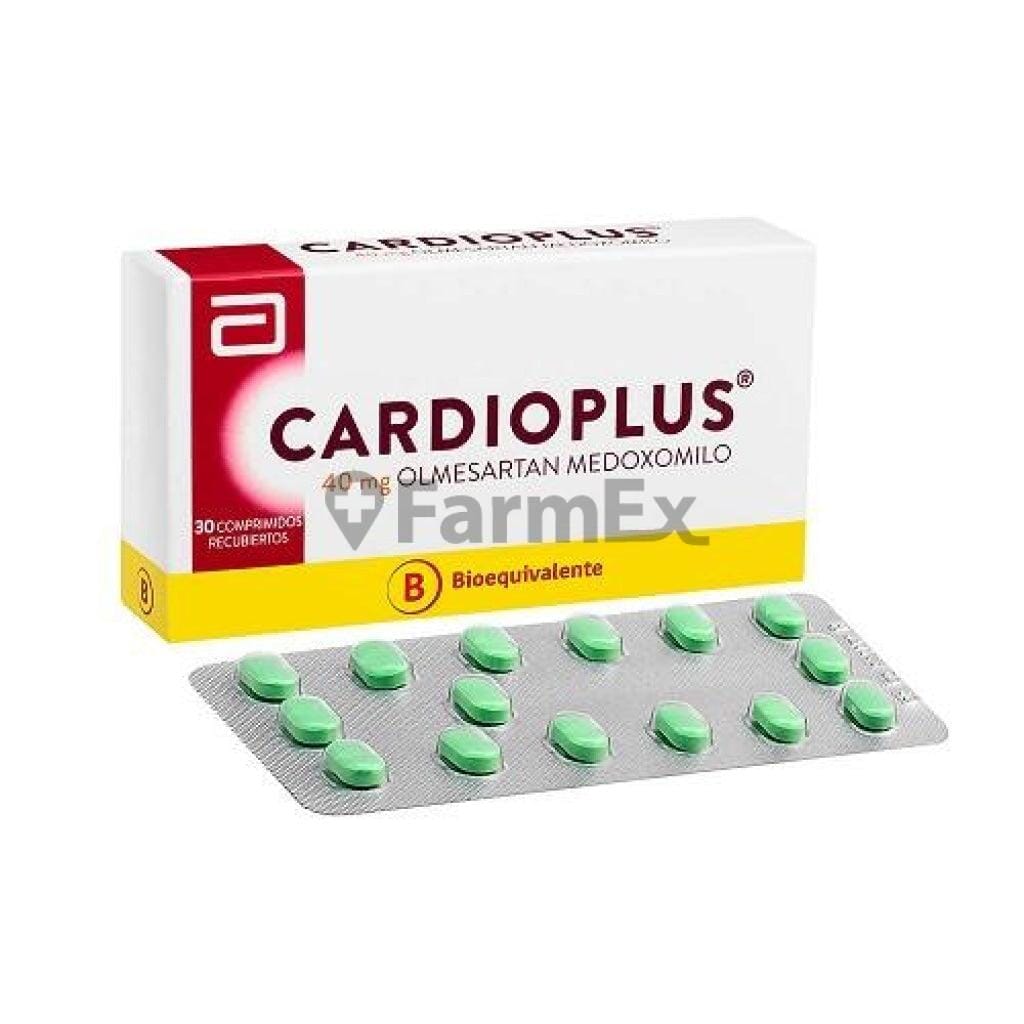 Cardioplus 40 mg x 30 comprimidos Farmex-VidaTres-Persistente