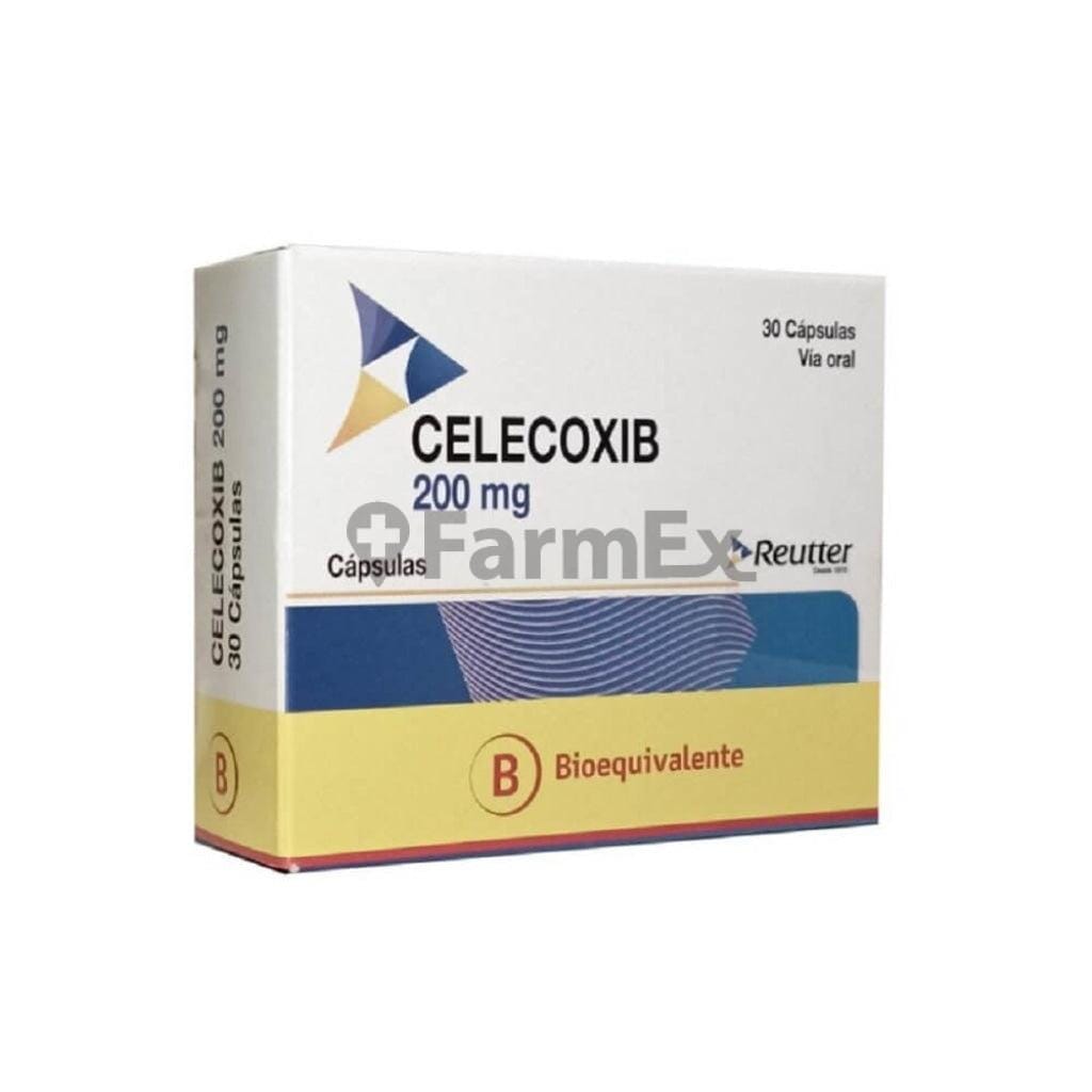 Celecoxib 200 mg x 30 cápsulas Farmex-Pluxee-Persistente