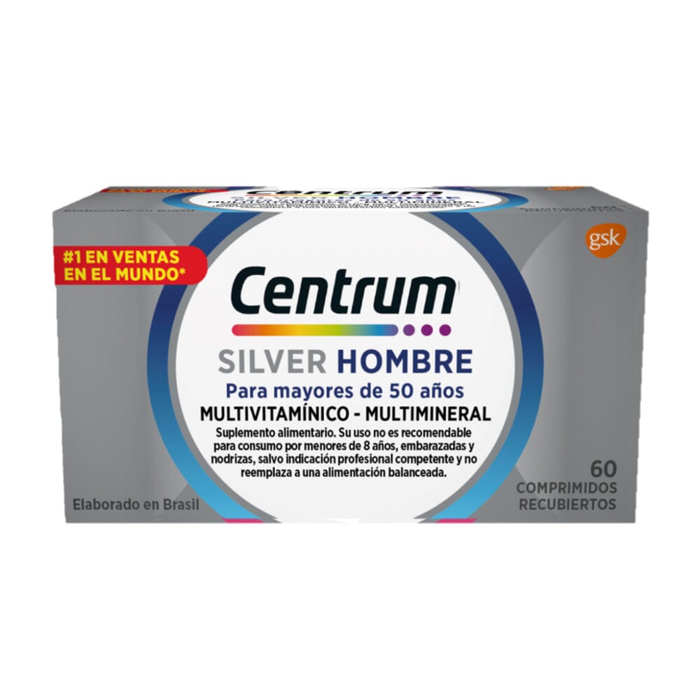 Centrum Silver Hombre x 60 comprimidos Pfizer