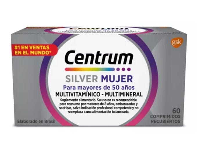 Centrum Silver Mujer x 60 comprimidos Farmex-BanMedica-Persistente