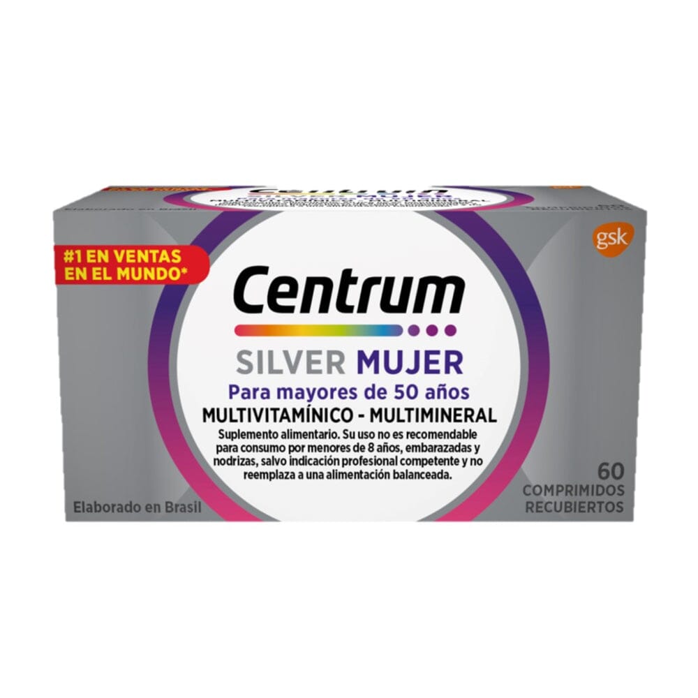 Centrum Silver Mujer x 60 comprimidos.