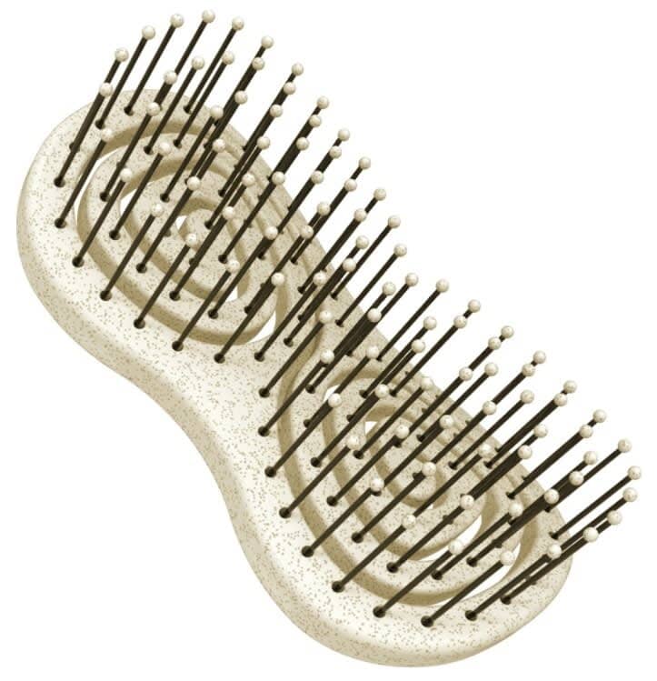 Cepillo de Masaje Capilar Portable "Hair Spa Brush" Gris x 1 unidad La Prepie