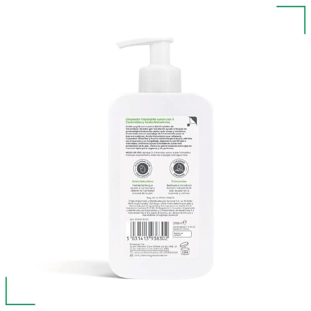 CERAMIDE Limpiador Hidratante Suave 236 mL Facefacts
