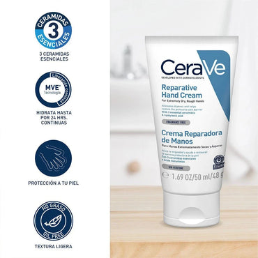 Ceravé Crema Reparadora De Manos x 50 mL cerave