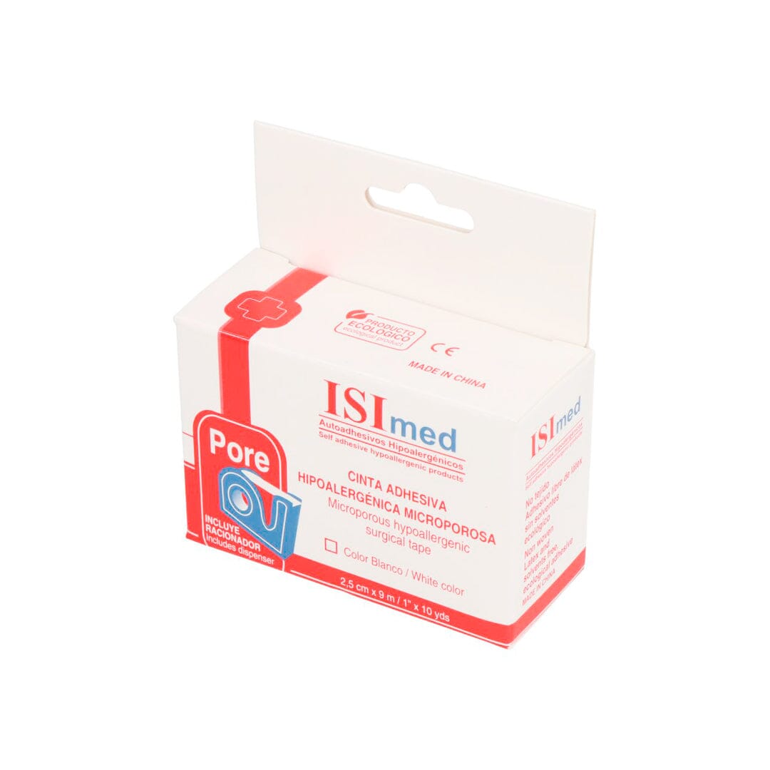 CINTA PAPEL PORE ISIMED 2.5 CM- 9 METROS BLANCO Isimed