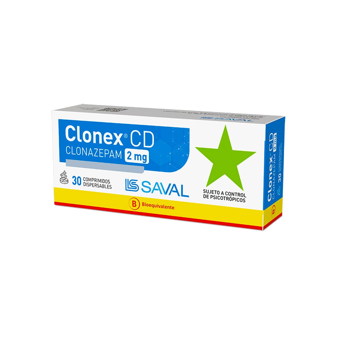 Clonex CD 1 Mg X 30 Comprimidos SAVAL
