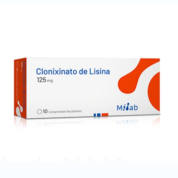 Clonixinato de Lisina 125 mg x 10 comprimidos.