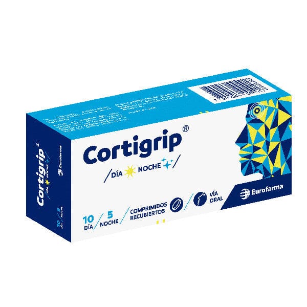 Cortigrip día y noche x 15 comprimidos MEDIPHARM