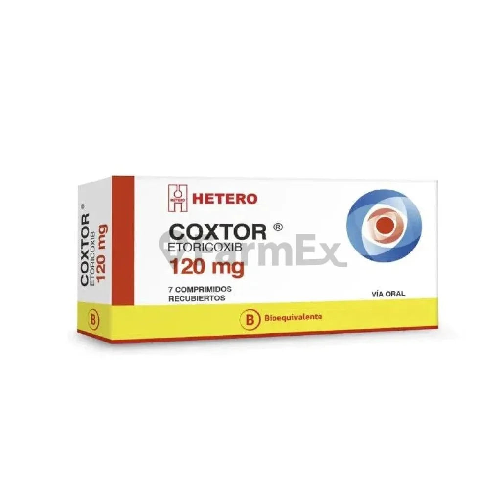 Coxtor 120 mg x 7 comprimidos.