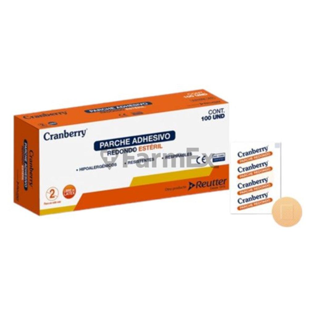 Cranberry Parche adhesivo Redondo Esteril x 100 unidades.