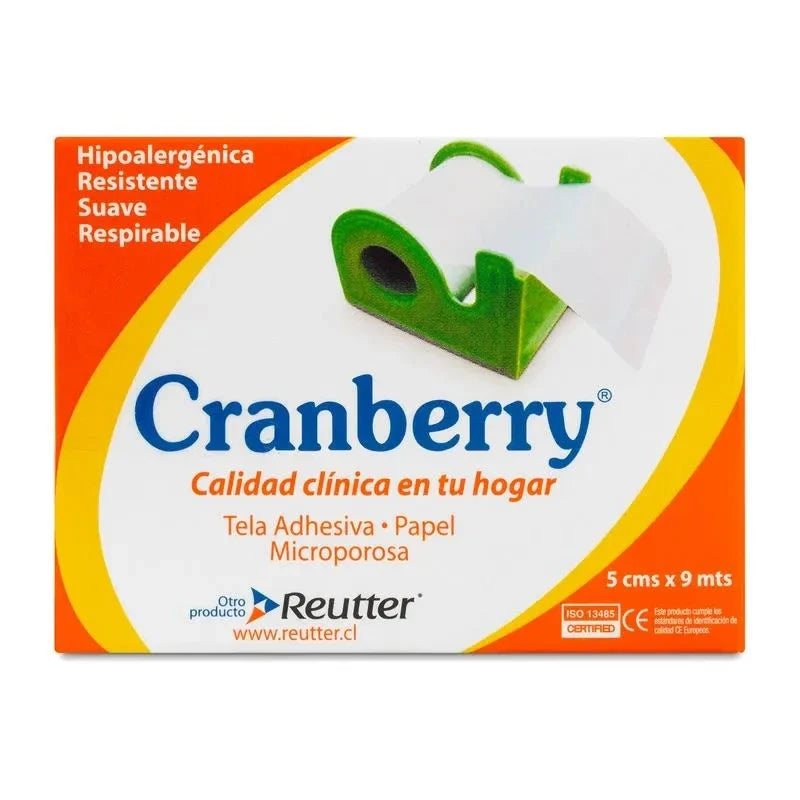 Cranberry Tela Adhesiva Papel Microporosa 1 Unidad.